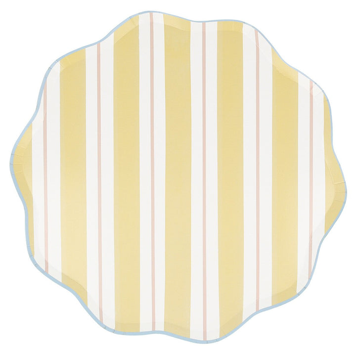 Classic Stripe Dinner Plates - Set of 8