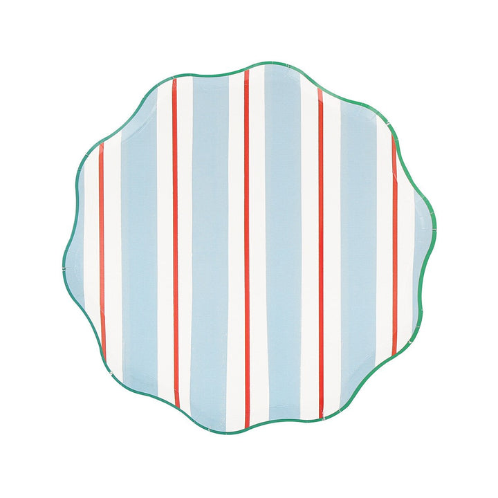 Classic Stripe Side Plates - Set of 8