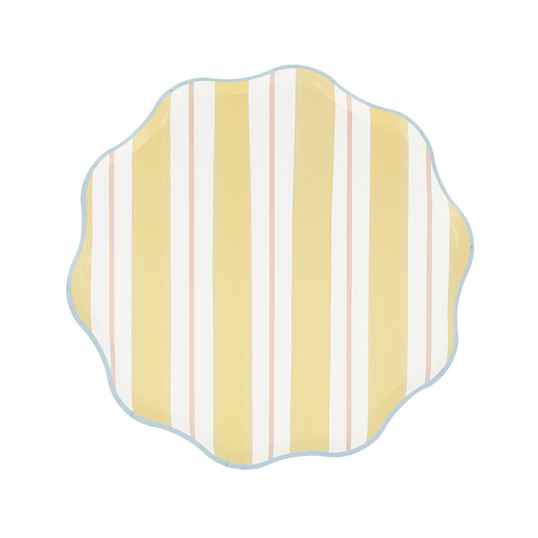 Classic Stripe Side Plates - Set of 8