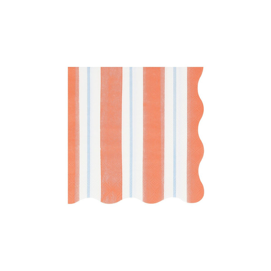 Classic Stripe Small Napkins - Set of 16