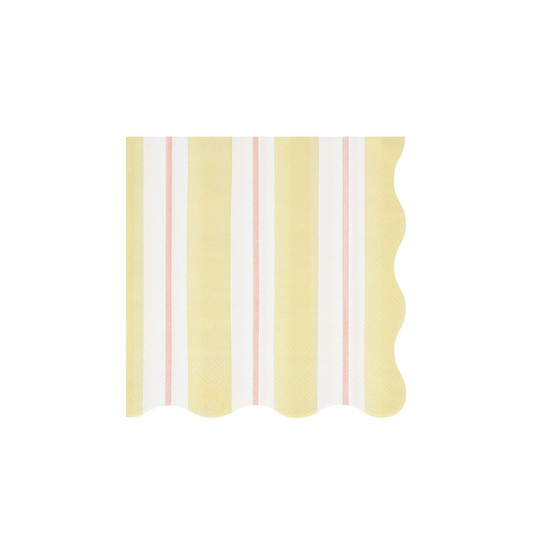 Classic Stripe Small Napkins - Set of 16