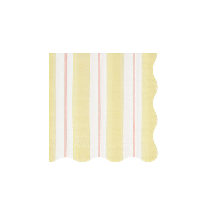 Classic Stripe Small Napkins - Set of 16