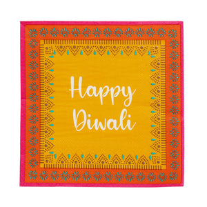Spice 'Happy Diwali' <br> Paper Napkins (20)