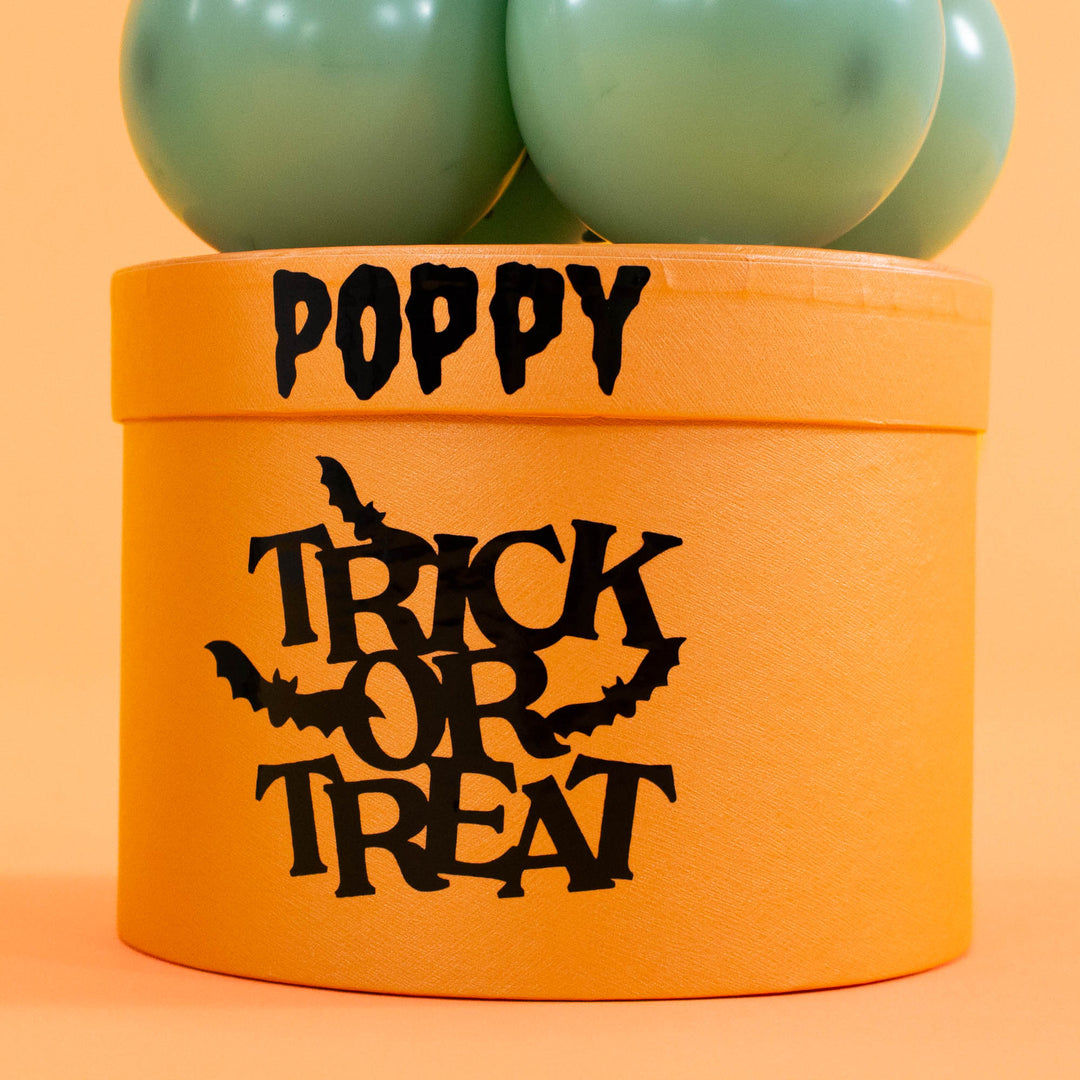 Trick or Treat Personalised Box - Fill With Your Own Treats
