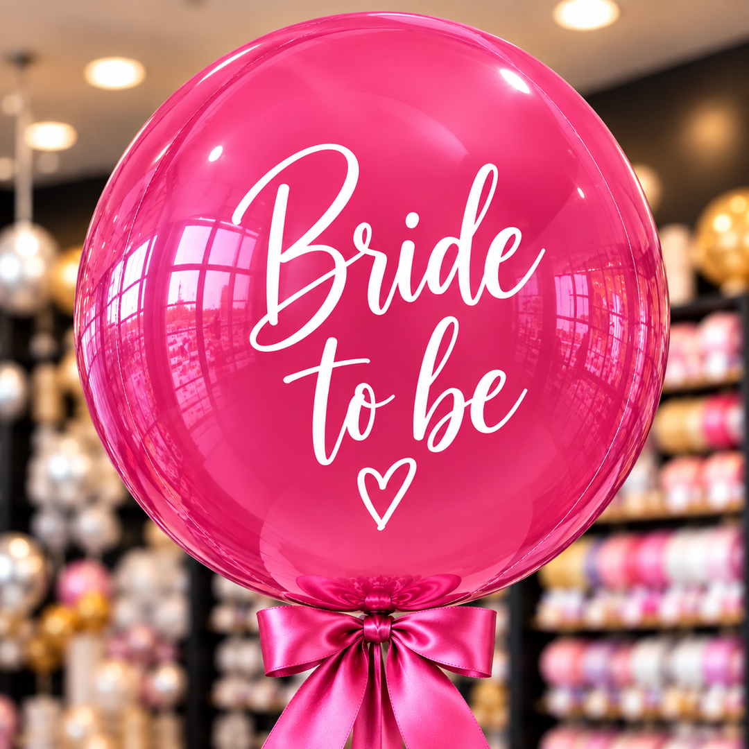 Vibrant Pink Personalised Orb Balloon (Copy)