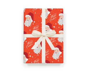 Santa <br> Gift Wrap (3 sheets)