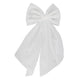 White Bow With Pearls