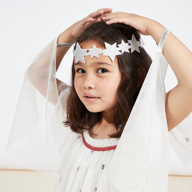 Sequin Tulle <br> Angel Costume Age 5-6