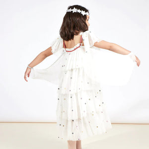 Sequin Tulle <br> Angel Costume Age 5-6