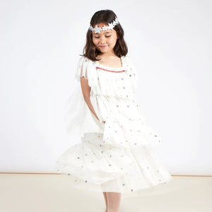 Sequin Tulle <br> Angel Costume Age 3-4