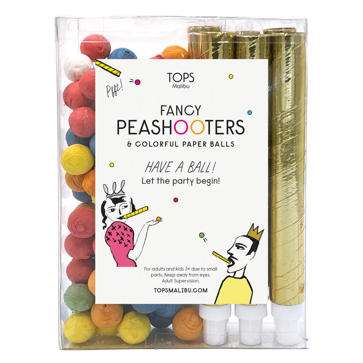 6 Fancy Pea Shooters <br> (6 pieces)