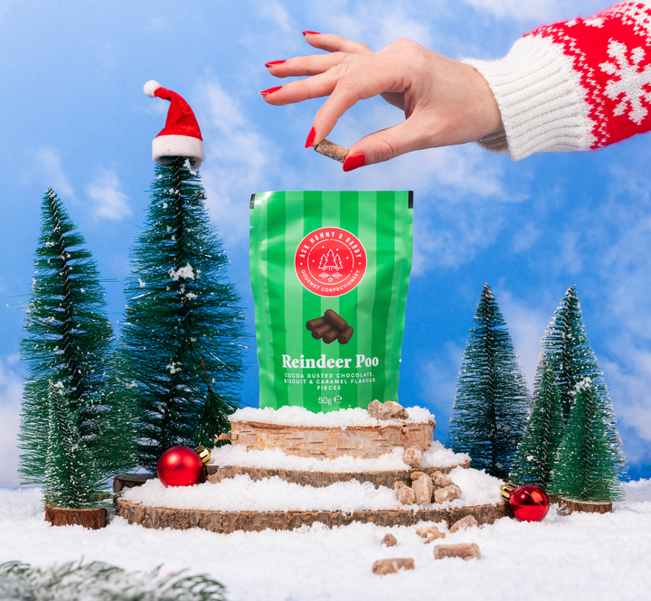 NEW Reindeer Poo Pouch - Salted Caramel Chocolate Nibbles