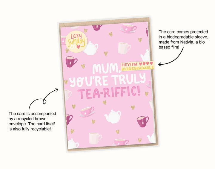 TEA-rrific Mothers day card