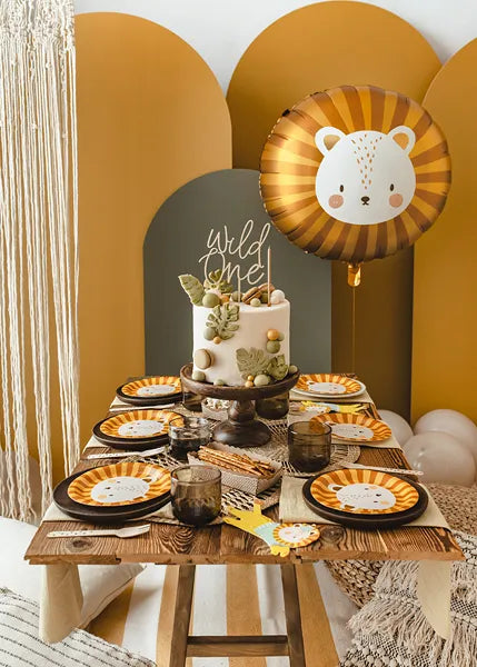 Leo Lion Round Foil Balloon