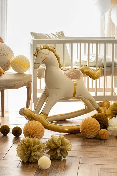 Floor Standing Rocking Horse Foil Balloon
