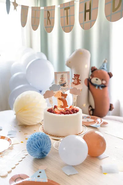 Teddy Bear Number 1 Birthday Candle