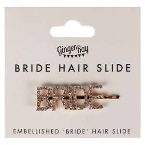 Embellished BRIDE Hair Slide