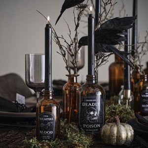 Halloween Candles and Bottles