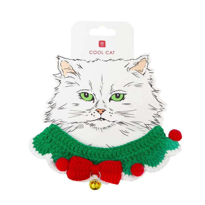 Crochet Christmas <br> Cat Collar