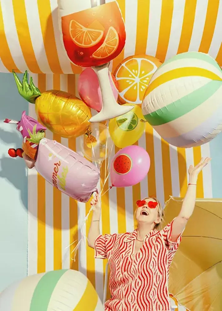 Summer Vibes Cocktail Foil Balloon
