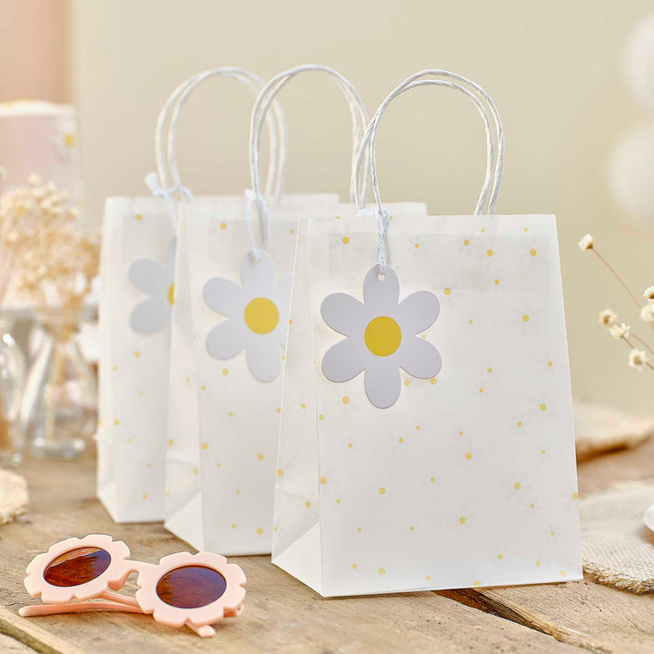 Daisy Party Bags <br> Set of 5