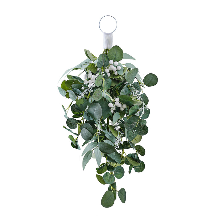 Eucalyptus & White Berries <br> Door Swag