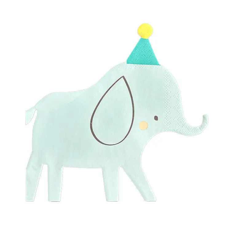 Elephant Napkins - Set of 16