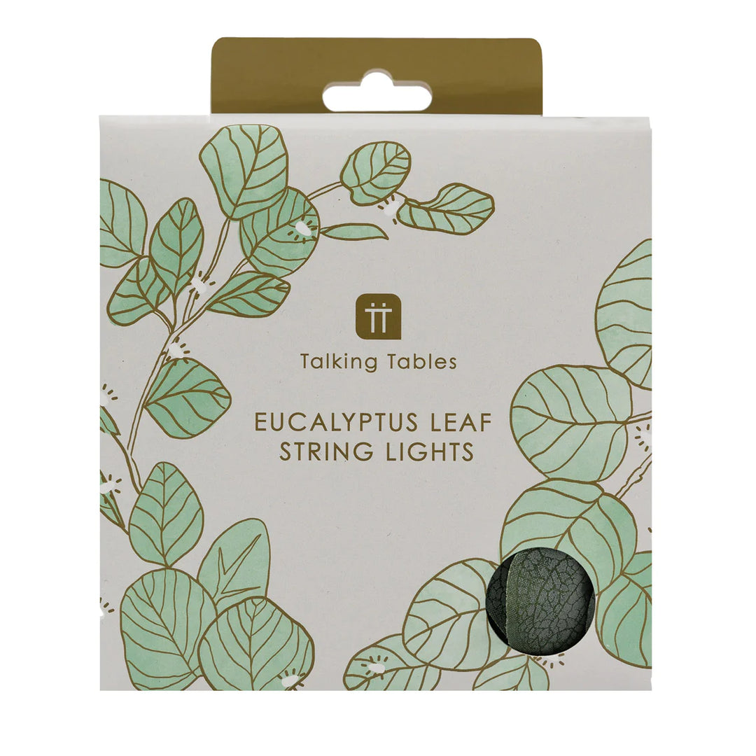 Eucalyptus String Lights <br> 20 LED Bulbs