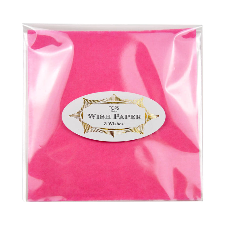 Flying Wish Paper Pack of 3 in magenta pink for birthdays, celebrations and special occasion
