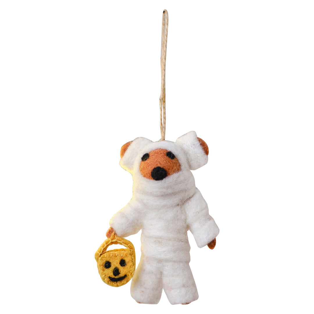 Felt Mummy Bear <br> Hanging Decoration