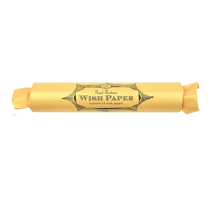 Flying Wish Paper – Tube of 10 Wish Papers | Metallic Gold or Silver