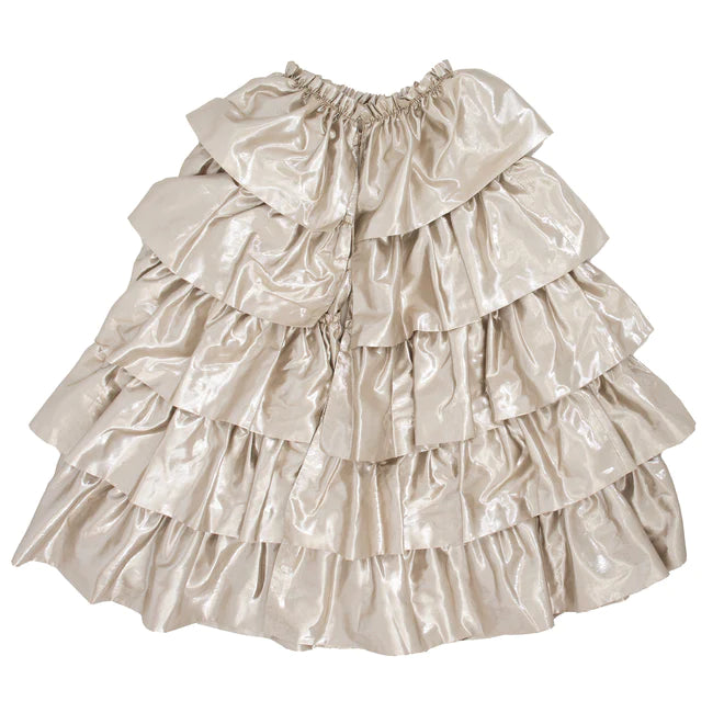 Champagne Gold <br> Ruffle Cape Age 3-6