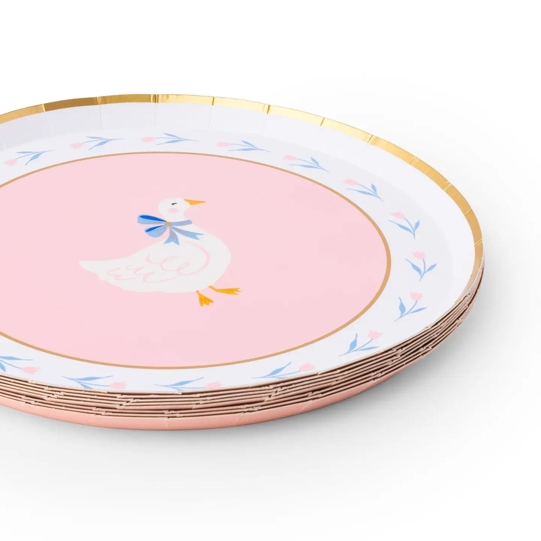 Silly Goose Paper Party Plates (8 Pack)