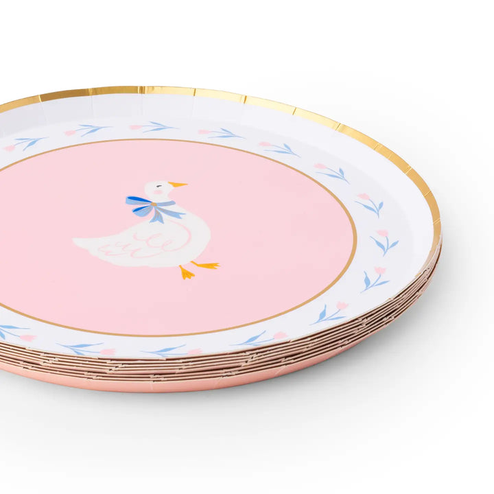 Silly Goose Paper Party Plates (8 Pack)