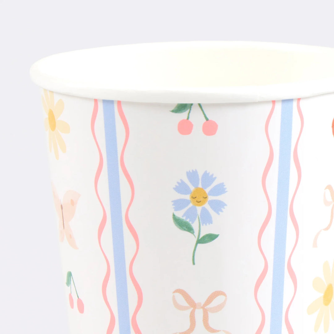 Little Garden Paper Cups (8 Pack)