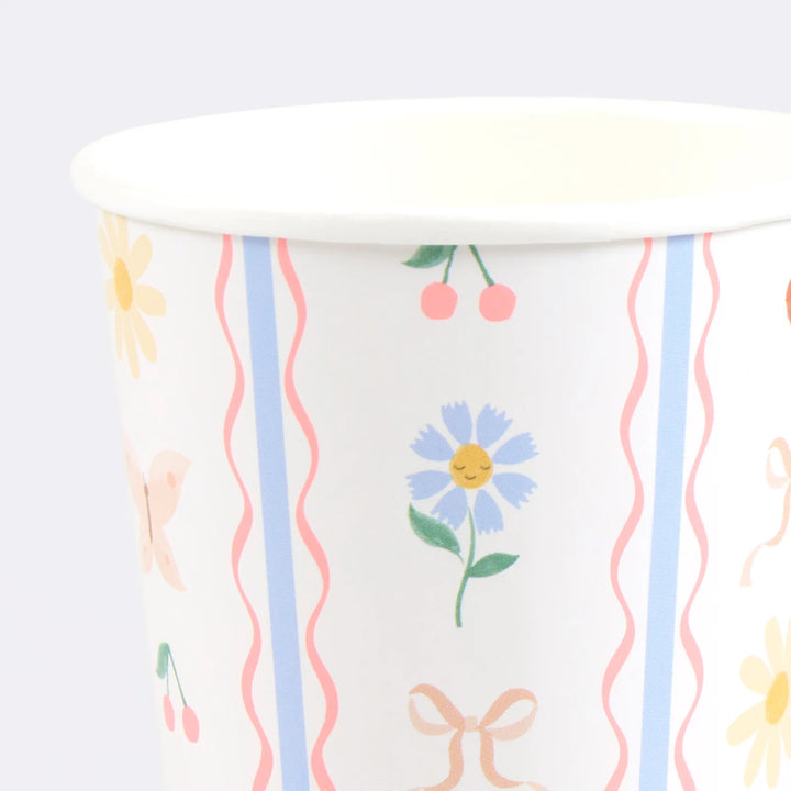 Little Garden Paper Cups (8 Pack)