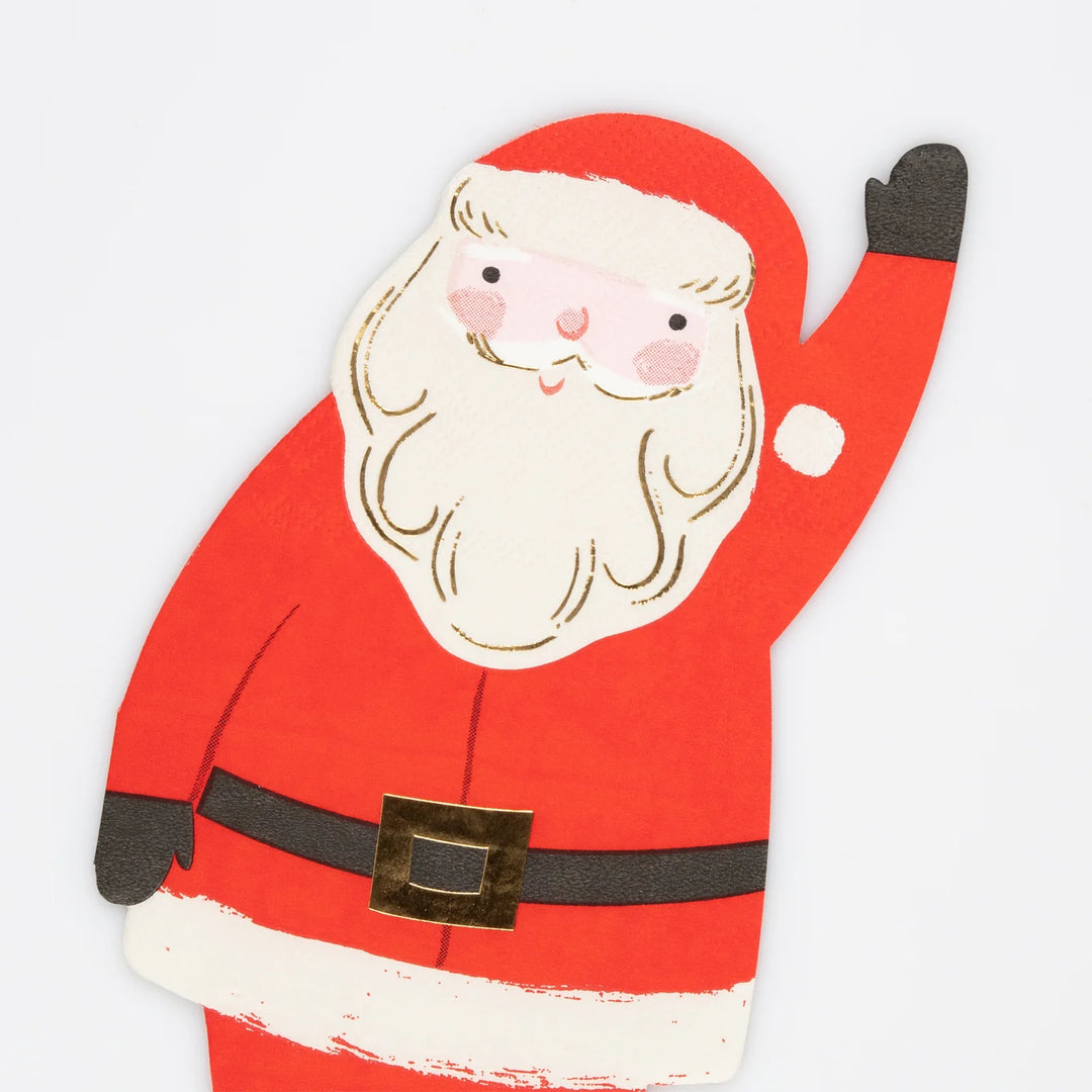 Jolly Santa Napkins (16 pcs)