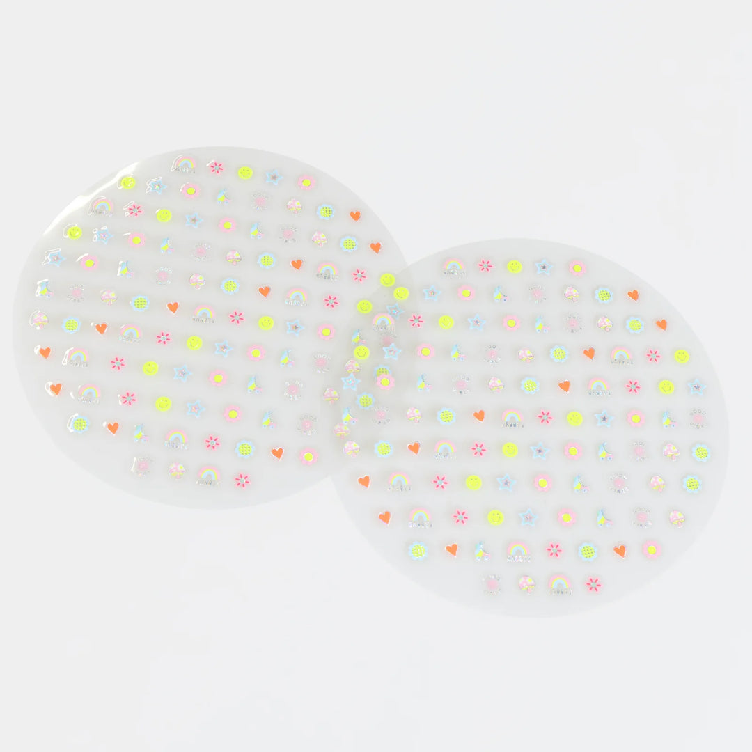 Groovy Nail Stickers – Holographic Groovy Designs (200 Stickers)