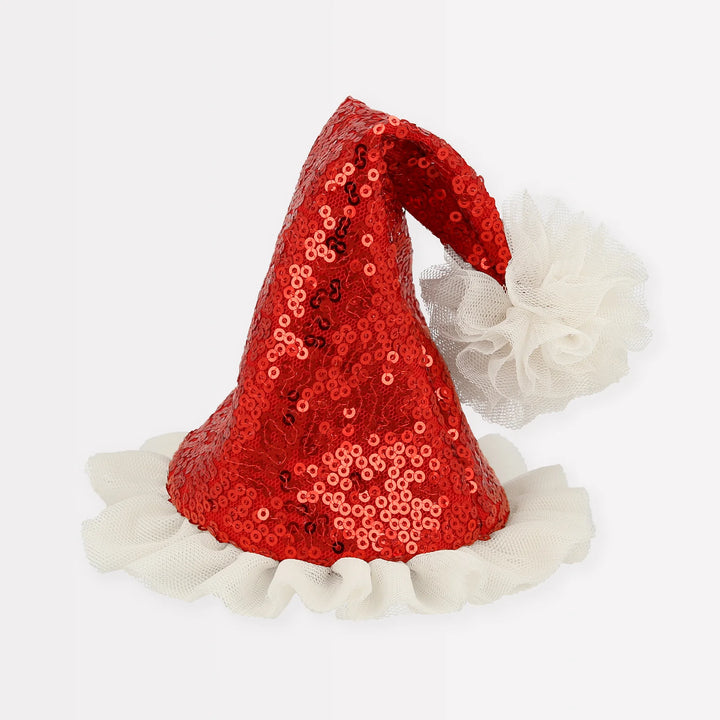 Sequin Santa Hat <br> Hair Accessory