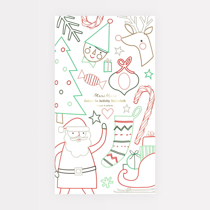 Christmas Colouring In <br> Tablecloth 127cm x 240cm