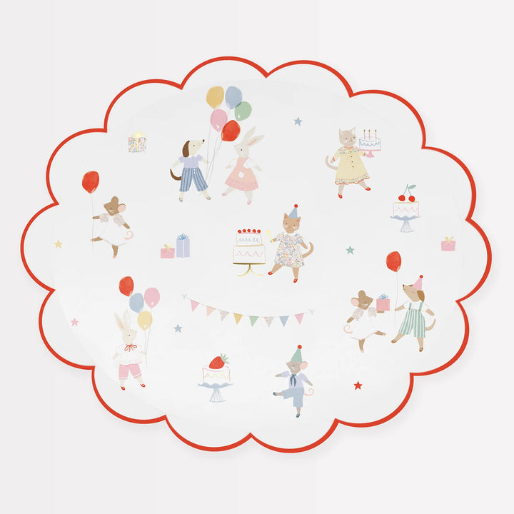 Animal Friends Dinner Plates (8)