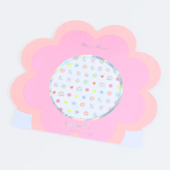 Groovy Nail Stickers – Holographic Groovy Designs (200 Stickers)