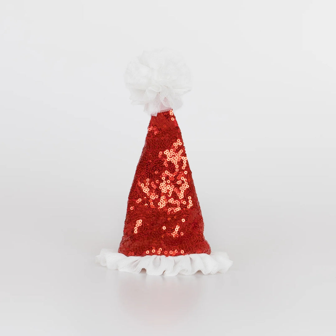 Sequin Santa Hat <br> Hair Accessory