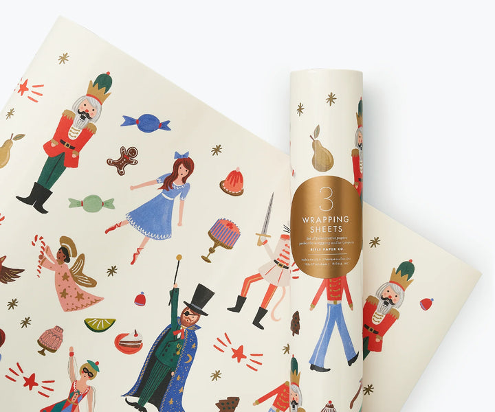 Nutcracker <br> Gift Wrap (3 Sheets)