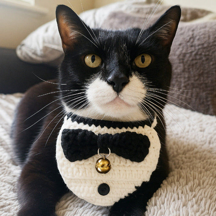 Calamity Coco Crochet Tux Dress Up For Dogs & Cats