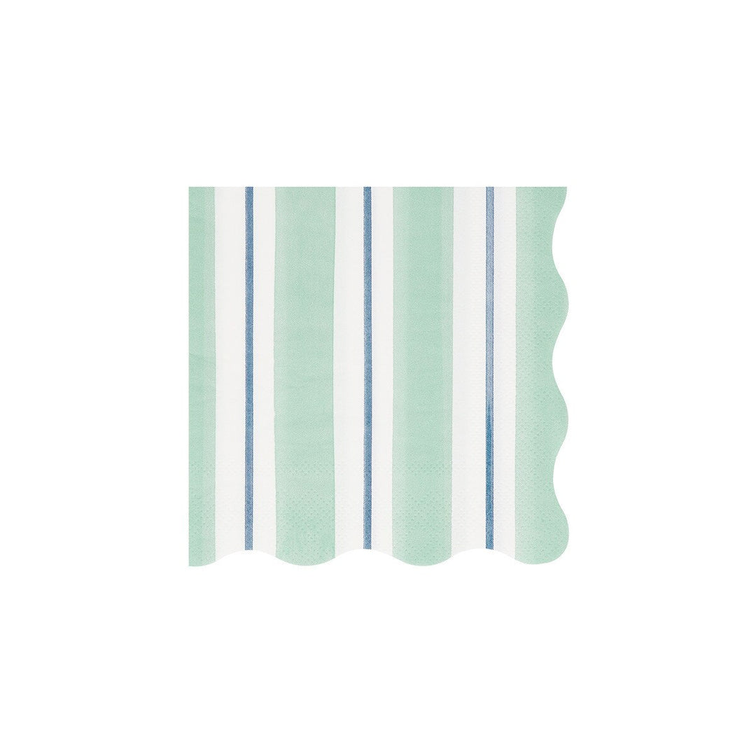 Classic Stripe Small Napkins - Set of 16