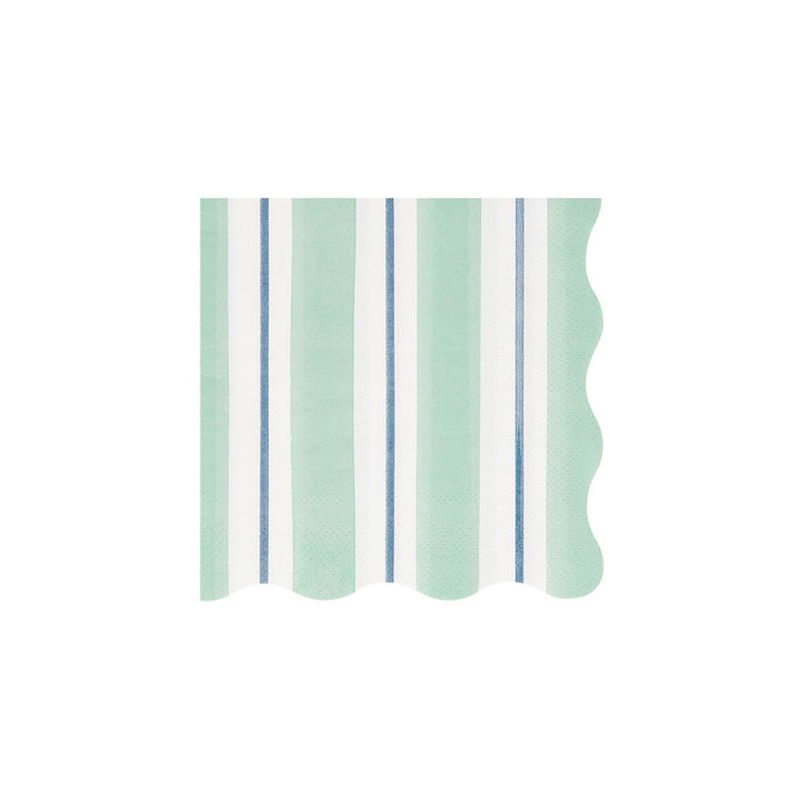 Classic Stripe Small Napkins - Set of 16