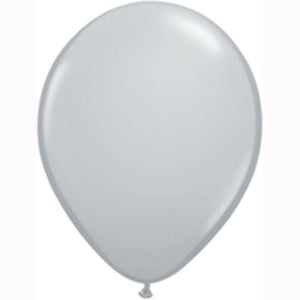 11" Grey <br> Balloons (6 pcs) - Sweet Maries Party Shop