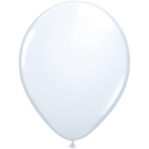 11" White <br> Party Balloons (6 pcs) - Sweet Maries Party Shop