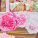3 x Pink Rose <br> Hanging Decorations - Sweet Maries Party Shop